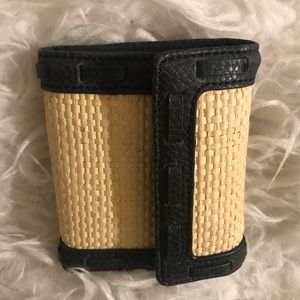 Straw wallet perfect for the summer